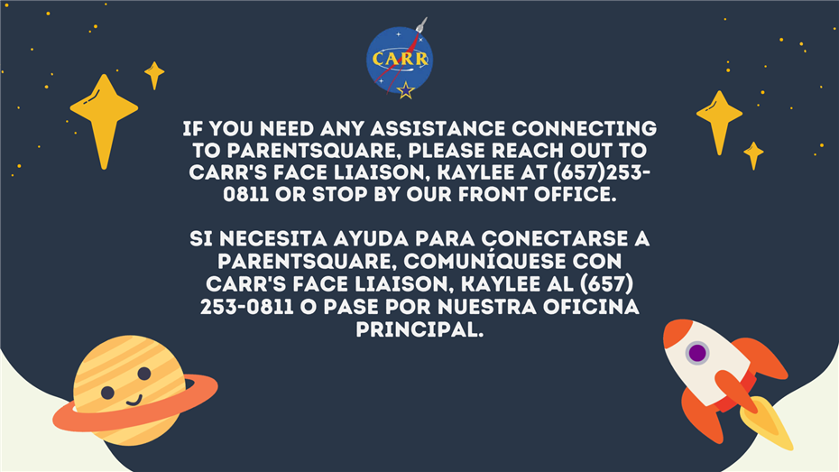 parentsquare resource assistance carr intermediate sausd face